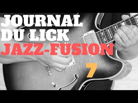 Journal du Lick Jazz-fusion 7/in the style of John Scofield (D7)