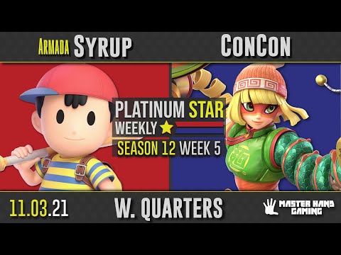 PSW S12:W5 - Armada | Syrup (Ness) vs ConCon (Bayonetta, Min Min) - W Quarterfinals