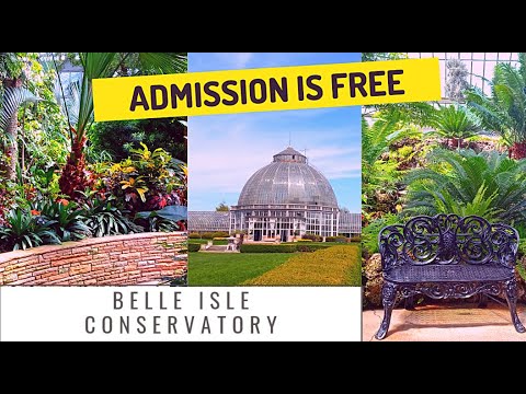 Belle Isle Conservatory [ A Beautiful Greenhouse and Botanical Garden ]