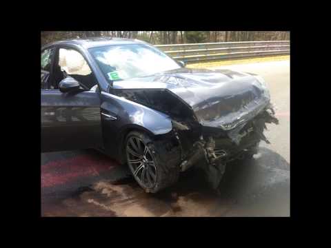 Nurburgring M3 E92 Crash at Hedwigshohe 2012 - Interior Camera