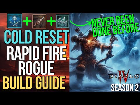 ALL NEW Rapid Fire Rogue "Cold Reset" Build Guide  - Diablo 4