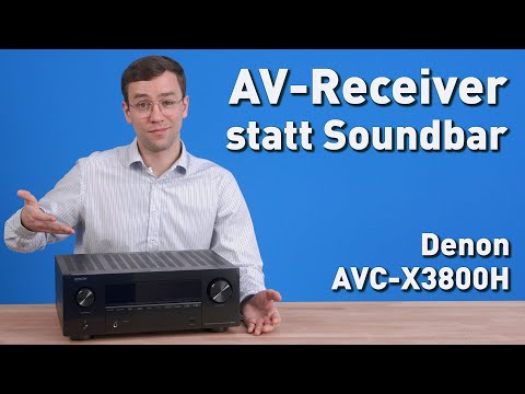Denon AVC-X3800H - The 7.4.4 alternative for soundbars with 6 HDMI 2.1 inputs!