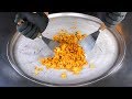ASMR Crunchy Cereal Ice Cream Rolls Satisfying Ice Cream With Crunch Scratching Sounds 먹방