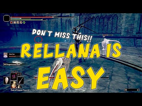 Elden Ring: EASILY Defeat Rellana Twin Moon Knight In 1 Minute (Easy Boss Guide)