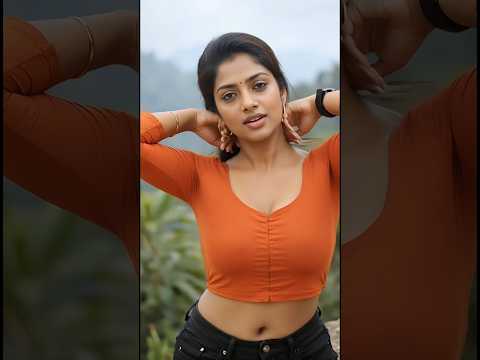 Saree Glow + Wind Flow 💨 | Desi Beauty #saree #shortsviral