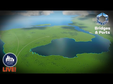 I got early access to Bridges & Ports DLC... so let's build a new city! | Building & Brews
