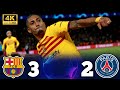 Highlights Barcelona 3 2 Paris Saint Germain UEFA Champions League 2024 4k