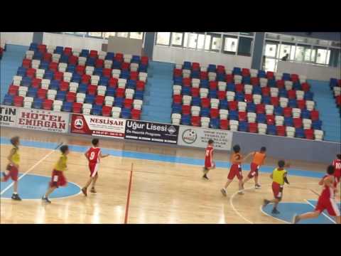 sanat teknik spor basket maçından görüntüler.