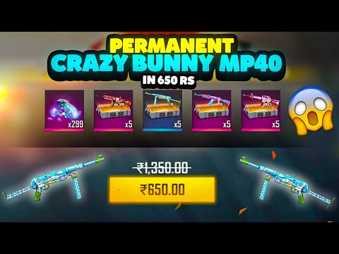 I Got Crazy Bunny Mp40 Permanent 😱 in 650 Rs || Desi Gamers