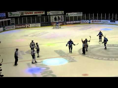 Kristoffer Jonsson scores, assist by Stanislav Jasecko - Frederikshavn White Hawks