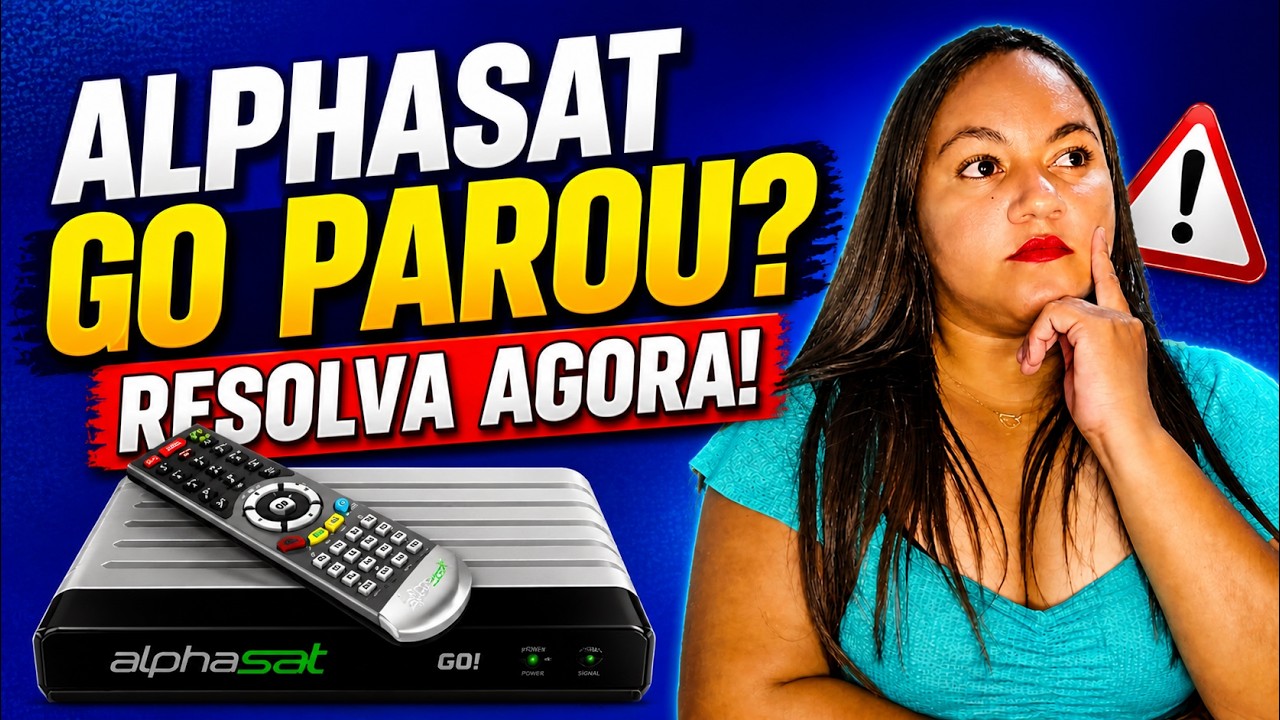 🚨 ALPHASAT GO PAROU DE FUNCIONAR? VEJA O QUE REALMENTE ACONTECEU E COMO RESOLVER!