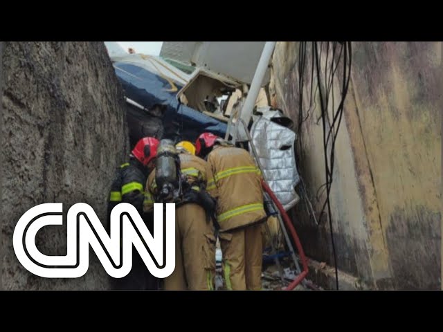 Veja vídeo do momento em que aeronave cai em Sabará