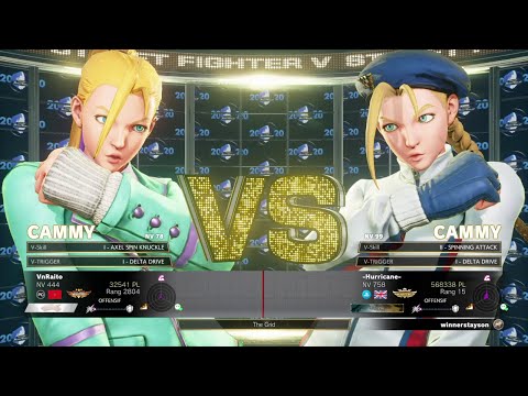 VnRaito cammy VS cammy Hurricane... Masterz TV