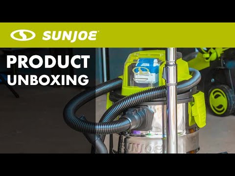 Sun Joe 24V-WDV6000 24V IONMAX Cordless Portable Stainless Steel Wet/Dry Vacuum - Let's Open the Box