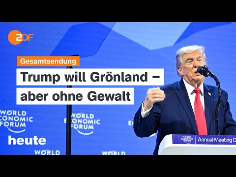 Video Thumbnail: heute 19:00 Uhr vom 21.01.2026 Trump, Drogenschmuggel, Kaulitz-Zwillinge machen "Wetten, dass..?"