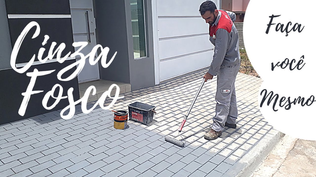 Tinta Para Piso Cinza Fosco Suvinil - Como Pintar Sua Calçada Passo a Passo.