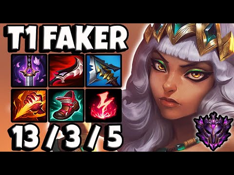 T1 Faker Qiyana Jungle vs Talon - Ranked Master EUW Patch 11.20 ✅