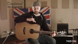 Video thumbnail for Tanglewood Demonstration - TW28 CSN by Tanglewood Guitars