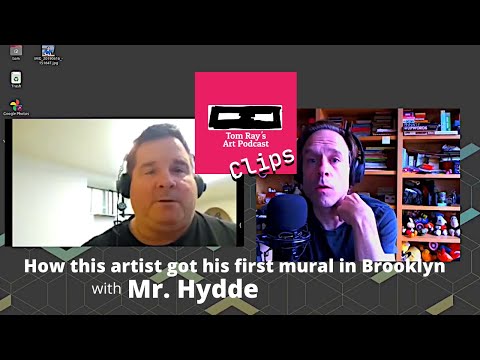 How this artist in Canada got his first mural project in Brooklyn - Interview with Mr. Hydde