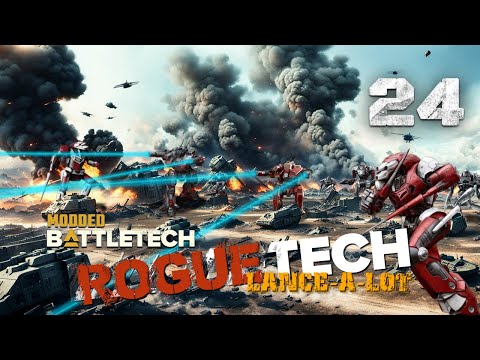 Our first Heavy Mech - Battletech Modded / Roguetech Lance-A-Lot 24