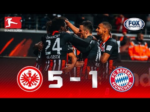 Eintracht Frankfurt - Bayern Múnich [5-1] | GOLES | Jornada 10 | Bundesliga