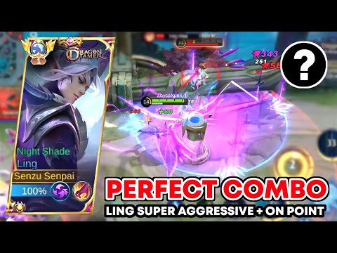 LING FASTHAND SUPER AGGRESSIVE + ON POINT DESTROYS ENEMY • Mobile Legends