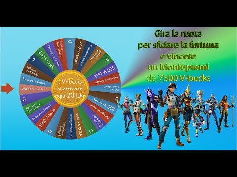 Fortnite: server privati + di 7500 v-bucks di montepremi in regalo gira la ruota ►tag: APK_ARYHUNTER