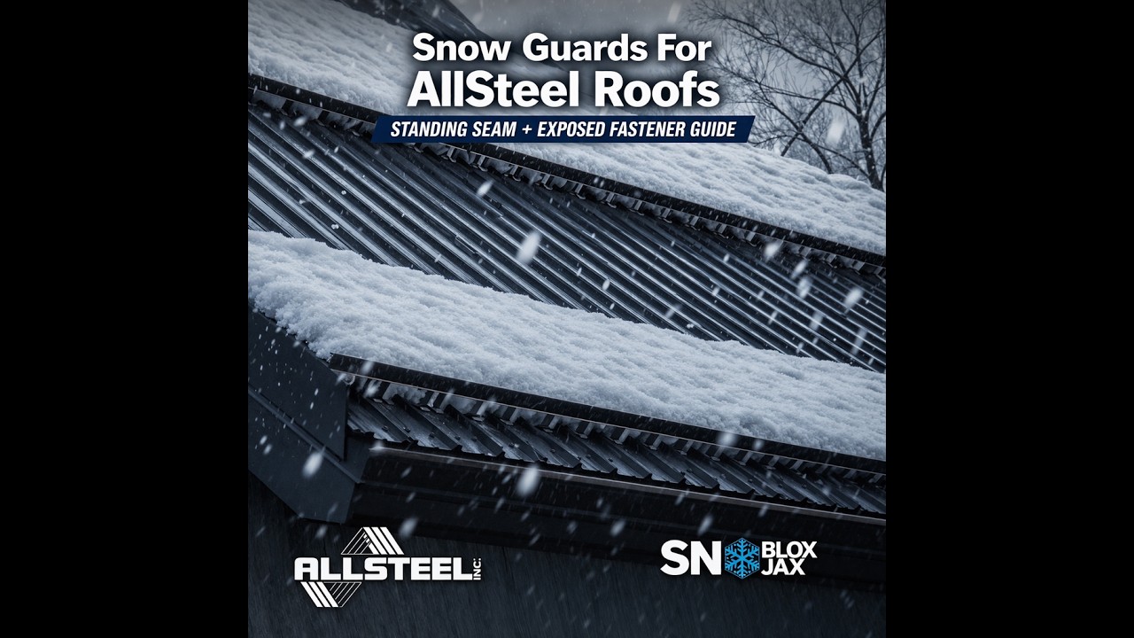 Snow Guards for AllSteel Roofs