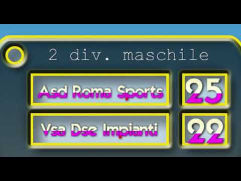 Highlights della partita Asd Roma Sports - Vsa Dse Impianti