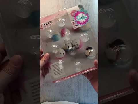 Set 2 Placas De Acetato Mini Huevitos Pascua #Chocolate #reposteria