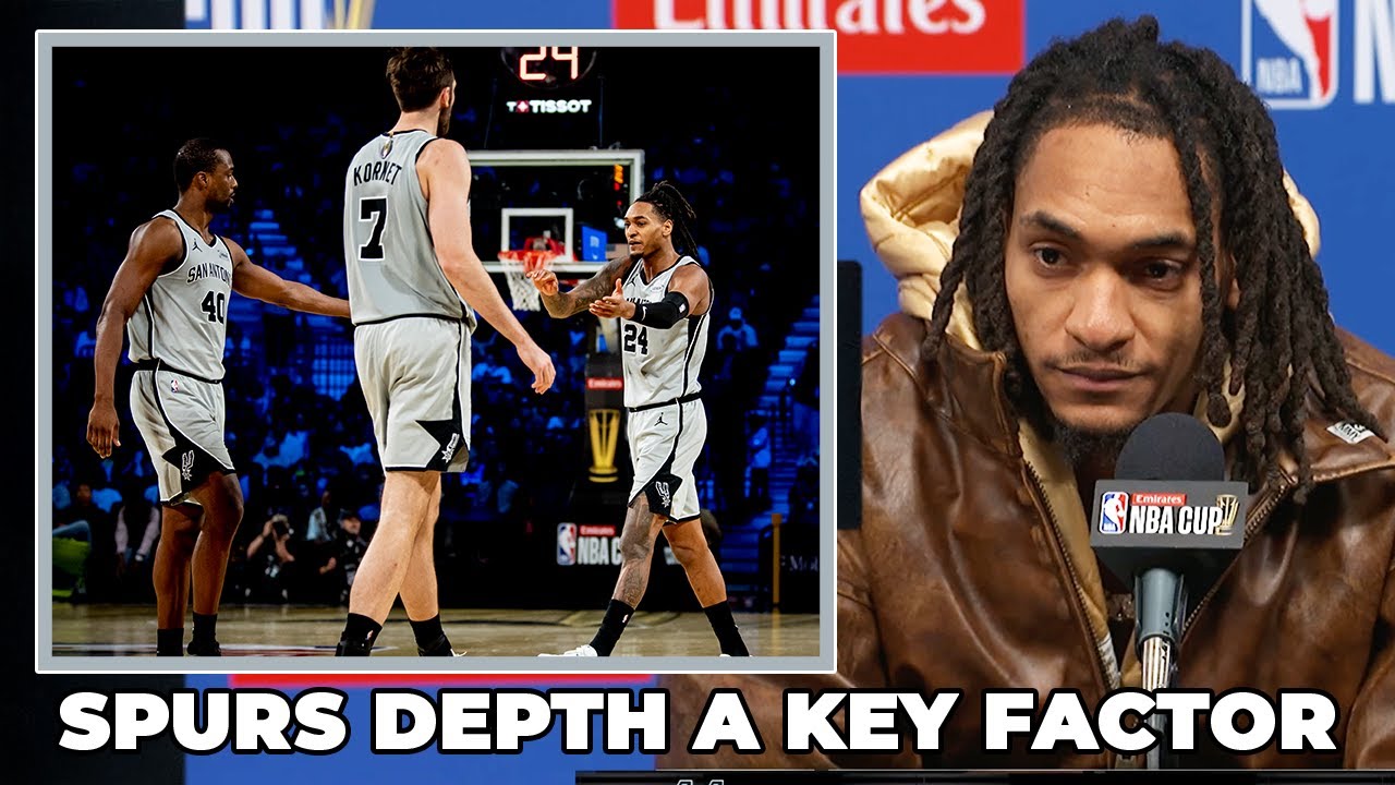 Devin Vassell on How Spurs' Depth Helped Advance to NBA Cup Final