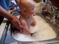 Jack S Bath First Bath In The Sink