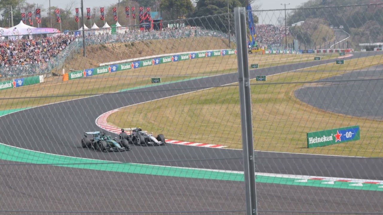 レーススタートでまさかの我らが息子が抜かれる😭俺の日本GPはこの瞬間、終わりました…