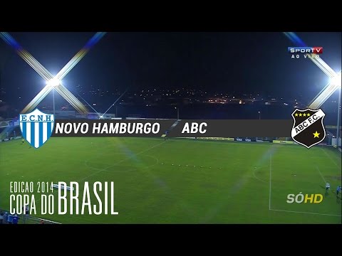 Gols - Novo Hamburgo-RS 2 x 0 ABC-RN - Copa do Brasil 2014 - 30/07/2014