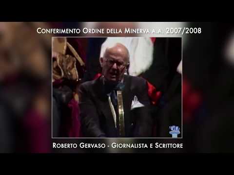 Conferimento Ordine della Minerva a Roberto Gervaso | Anno Accademico 2007/2008