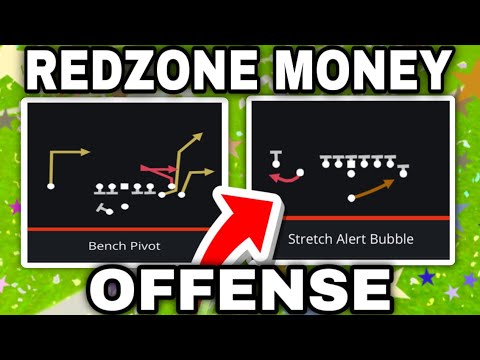 🚨REDZONE MONEY PLAY🚨Score EVERY Time in The REDZONE Using These 2 Plays in Madden 24!