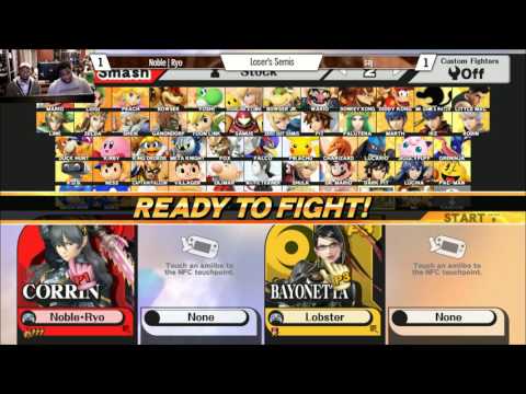 CB11 Singles - Noble|Ryo (Corrin) Vs. Saj (Bayonetta) SSB4 Losers Semifinals