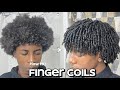 How To Get Curls With Finger Coils For Men ALL HAIR TYPES