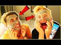 GUYS TRY THE WORLDS MOST PAINFUL FACE MASK Colby Brock