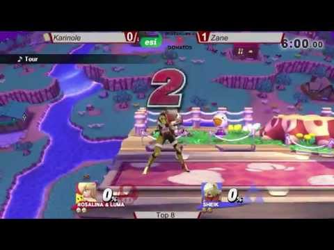 Donatos Biweekly 9/29 - Karinole (Rosalina) vs Xane (Sheik) - SSB4 Top 8