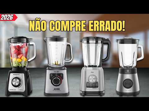 TOP 4 MELHORES LIQUIDIFICADORES Com COPO De VIDRO De 2026 | Qual Liquidificador Comprar?