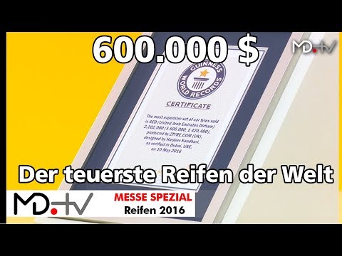 MD.MESSE SPEZIAL - Reifen 2016 "Blattgold, Diamanten und ein Abo-Modell"