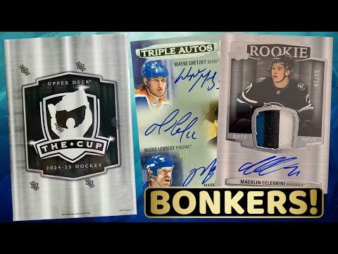¡ESTO ES LA MÚLTIPLE LOCURA! - 2024-25 Upper Deck The Cup Hockey Hobby Box Break
