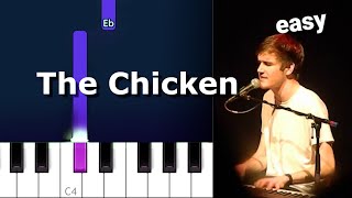 Bo Burnham - The Chicken ~  EASY PIANO TUTORIAL with lyrics
