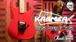 Video thumbnail for Kramer Baretta in Ruby Red | Playing Demo! by Chuck Levin's Washington Music Center