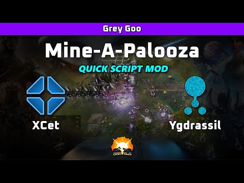 Grey Goo: XCet (Human) vs Ygdrassil (Goo) - Mine-A-Palooza