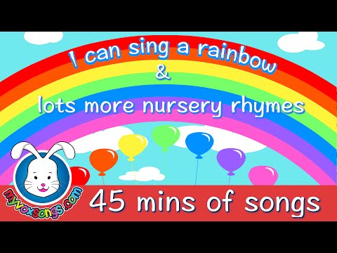 🌈 I Can Sing A Rainbow Collection | 45 Minutes of Nursery Rhymes | VoxKids (MyVoxSongs)