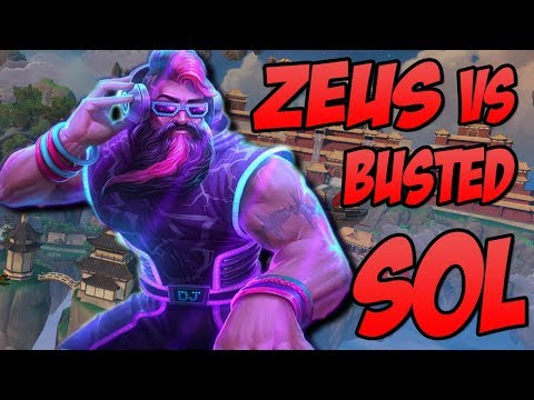 CAN I MAKE A COMEBACK AS ZEUS FROM THE BUSTED SOL?! - GrandMasters Ranked Duel - SMITE