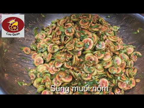 Cách làm món nộm sung ngon hết nấc ❤️