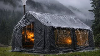 Download lagu EXTREME HEAVY RAIN CAMPING [Pouring rain,    Foggy Mountains]  mp3